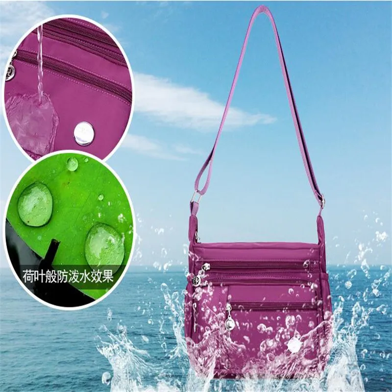 Сумка на плечо женская с защитой от кражи повседневный многослойный