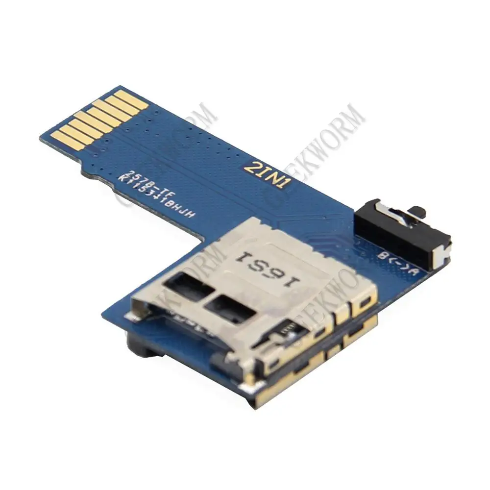Материнская плата Raspberry Pi 4 Dual System с двумя TF-картами | 2 в 1 двойная TF-карта для 3 / Zero W