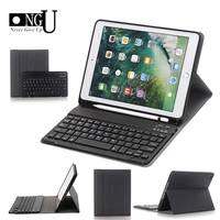 bluetooth keyboard case for ipad 9 7 2018 pencil holder smart leather cover for ipad 9 7 2017pro 9 7 air2air case for ipad 5 6