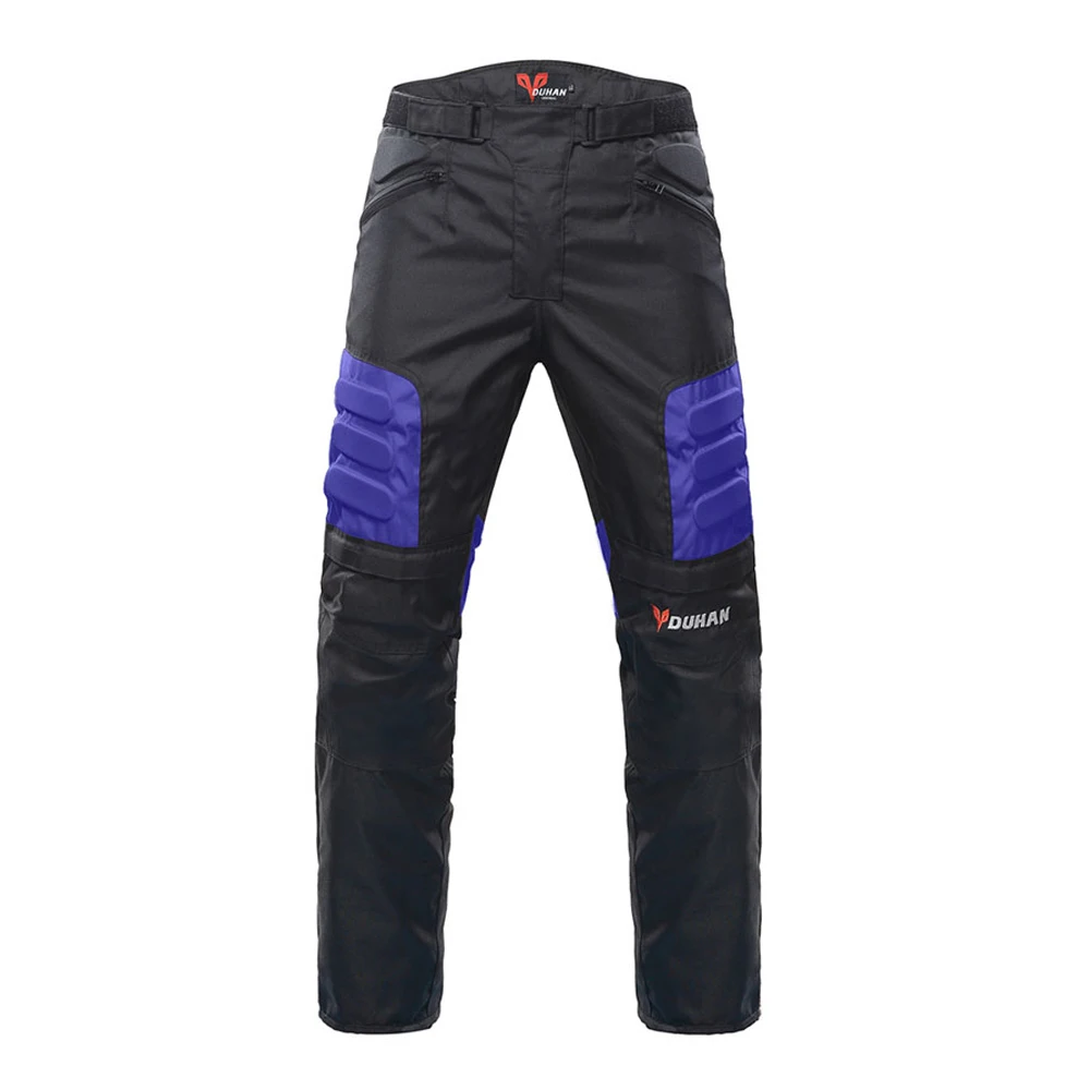 blue pants DUHAN, мотоциклетная куртка, Мужская куртка для мотокросса, мотоциклетная защита, мотоциклетная куртка, набор для езды, ветрозащитная Защитная Экипировка - Цвет: blue pants