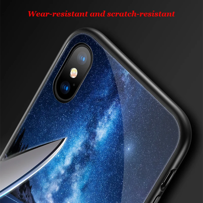 Световой Стекло мобильный чехол для телефона samsung Galaxy S9 Plus Встроенная крышка