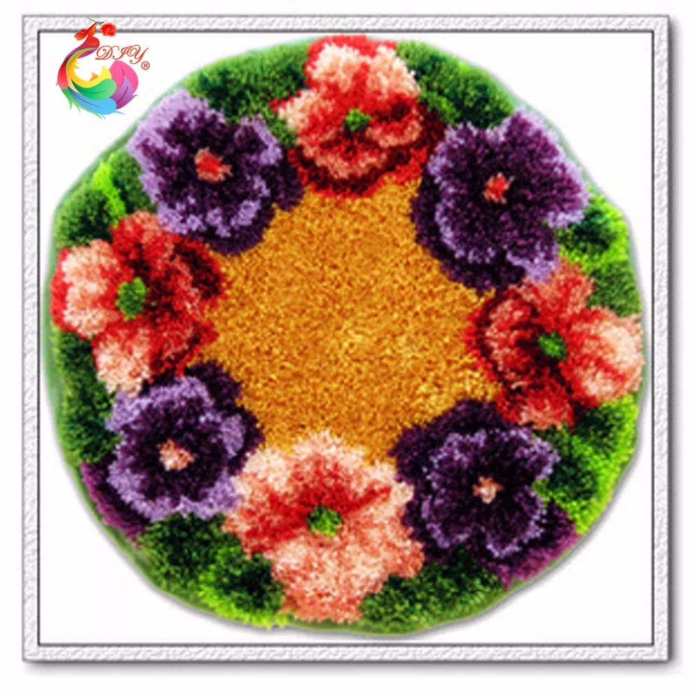 Набор для вышивки ковров с защелкой набор рукоделия Незаконченный вязальный