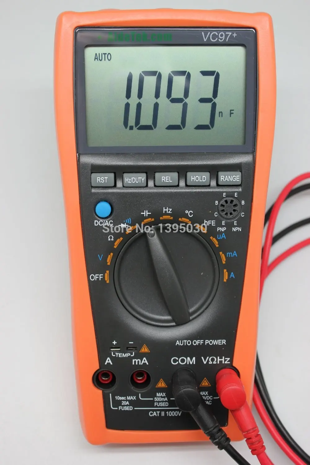 4 шт./лот VC97 DMM AC DC Вольтметр Сопротивление емкости цифровой мультиметр тестер