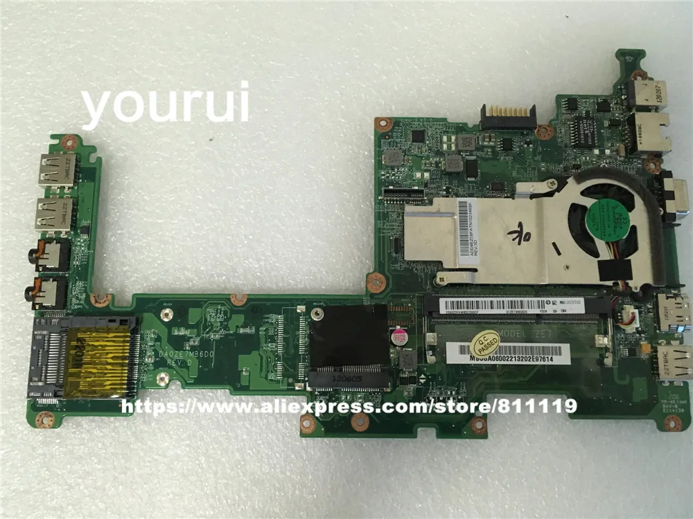 

yourui For Acer Aspire Original One D270 For Motherboard Atom N2600 1.6GHz MB.SGA06.002 MBSGA06002 DA0ZE7MB6D0 mainboard