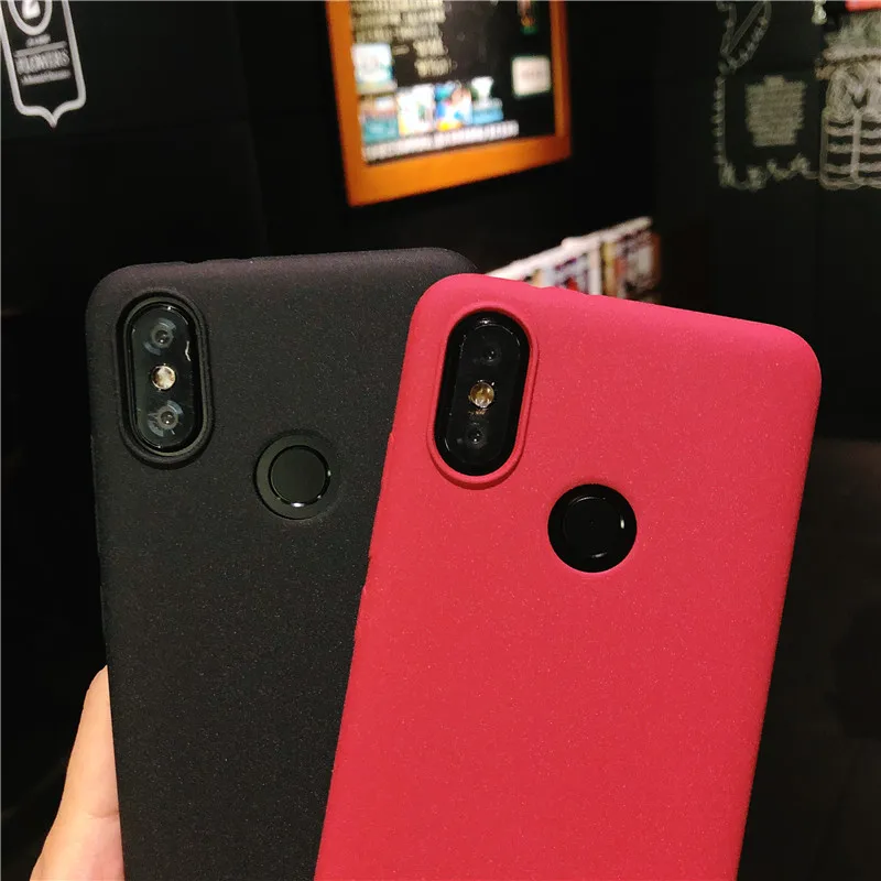Slim Frosted Sand Texture TPU Case For XiaoMi 8 F1 5X 6X A1 A2 5C 4 4C 5s Plus Note 2 Max 3 MIX Cover Matte Phone Cases Fundas |