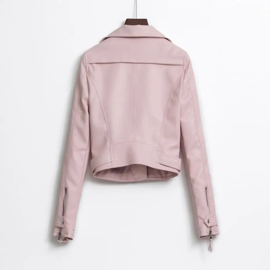 Fitaylor осенний Черный Кожаный Тренч женская тонкая куртка из искусственной кожи