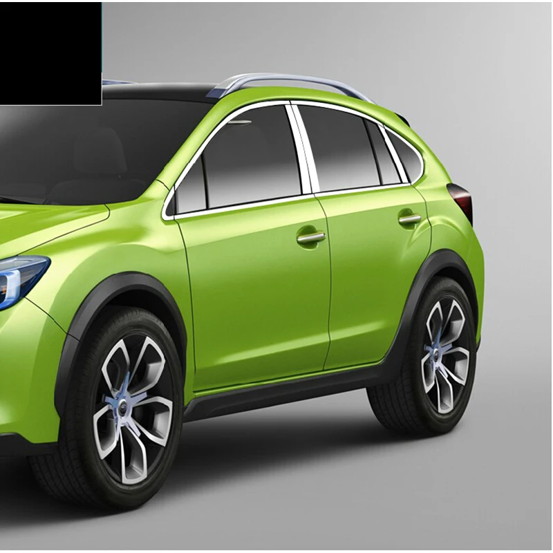Lsrtw2017 304 нержавеющая сталь окна автомобиля планки для subaru xv 2012 2013 4th поколения