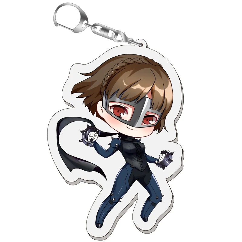 Persona5 Ren Амамия Милые акриловый брелок Подвеска Телефон Шарм Косплэй подарок Мода