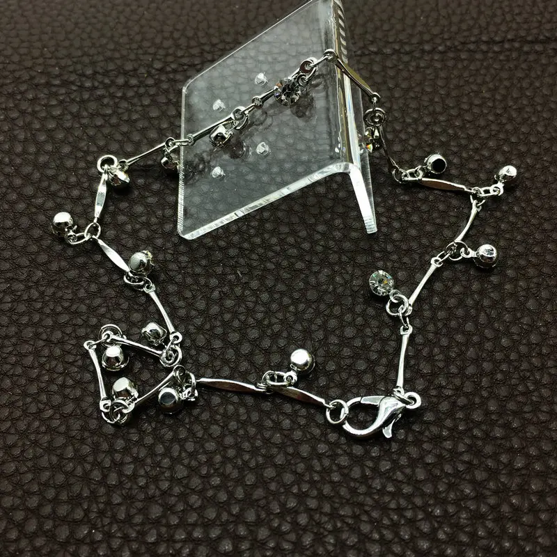 Оптовые продажи маленький колокольчик браслет розовое золото титановая сталь