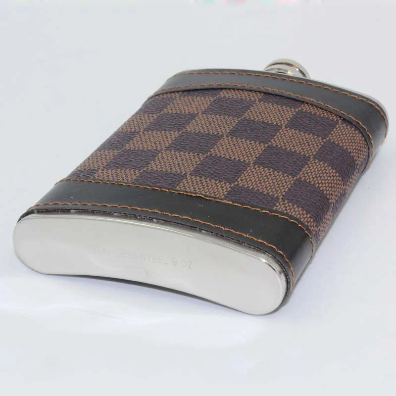 9 унц. Нержавеющая сталь бедра Колбы лабораторные алкоголь виски кувшин Открытый