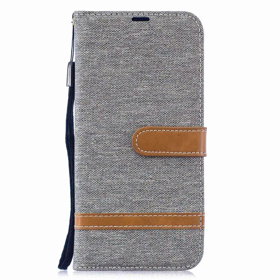 Кожаный чехол книжка с бумажником для Xiaomi Redmi Note 7 8 8T 6 Pro Denim смешанные цвета