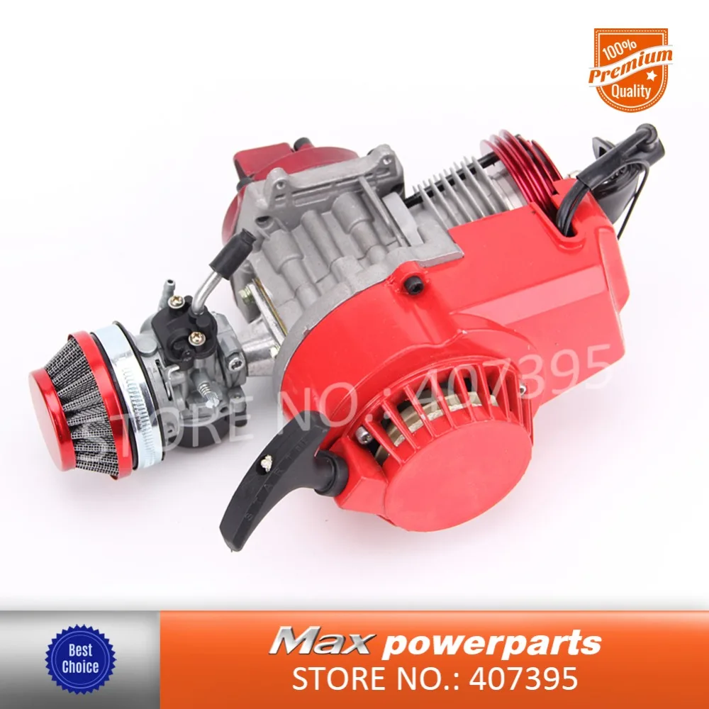 CNC цилиндр 43cc 47cc 49cc 2 тактный двигатель для мини мотора MiniI Quad Rocket Pocket Bike