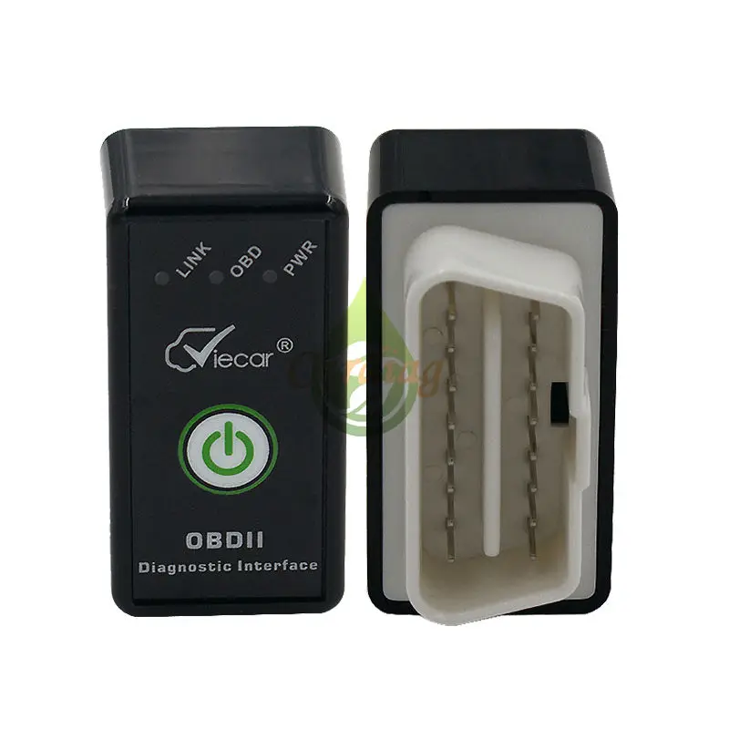 Новые мини OBD2 ELM327 v2.1 показателя viecar Bluetooth 2.0 ELM 327 с Мощность переключатель OBDII код