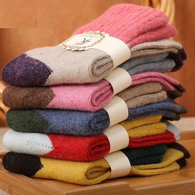 20pcs=10pairs/lot wool Fashion terry Socks Winter warm thick sox high quality women's female woman free sock shipping multi
