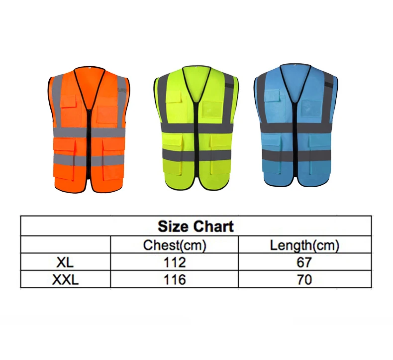 Светоотражающий жилет для езды на мотоцикле велоспорта с несколькими