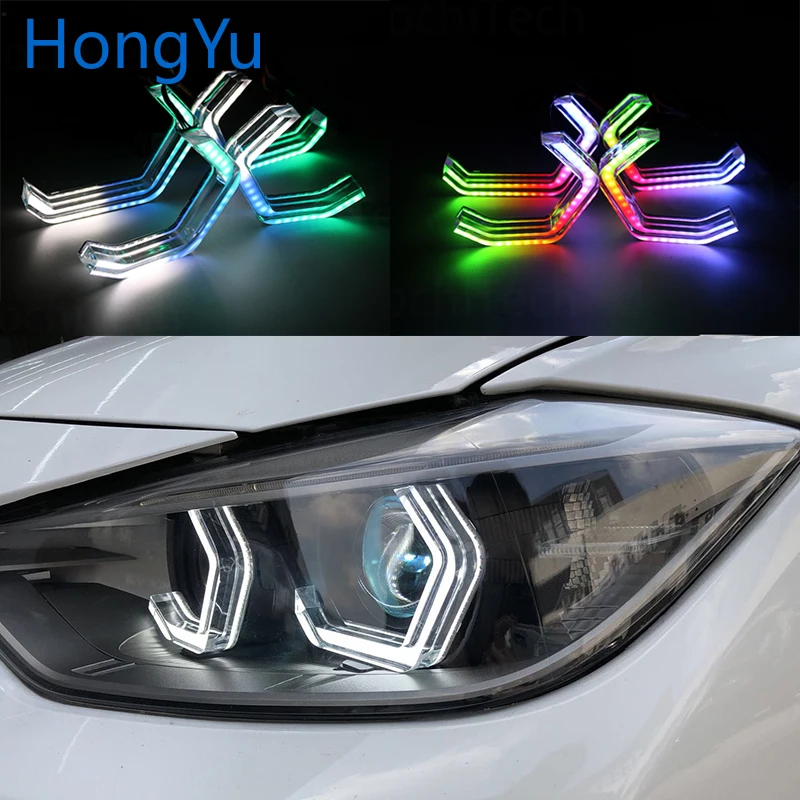 Для 2012 UP BMW F32 4 серии аксессуары RGBW множество цветов Известный стиль M4 кристалл