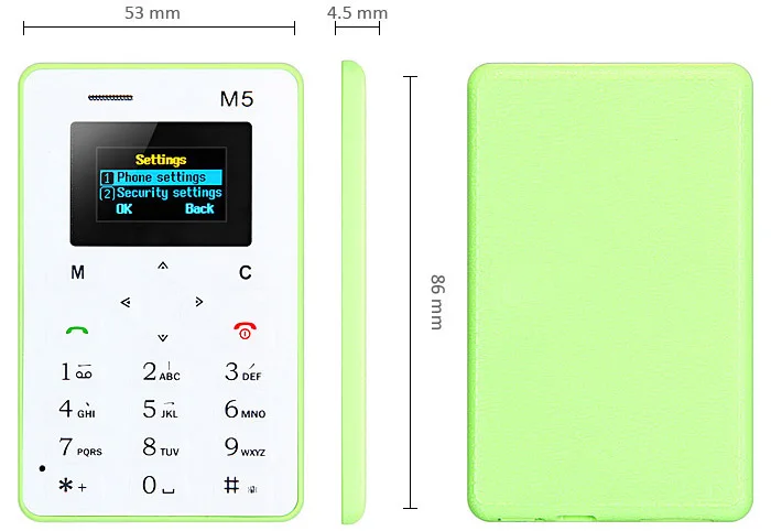 GSM 850/900/1800/1900 МГц 4 5 мм ультра тонкий M5 sim карты телефон карман мини Dual Band Мобильные