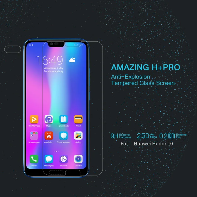 Закаленное стекло Nillkin Amazing H + Pro для Huawei Honor 10 протектор экрана противовзрывная
