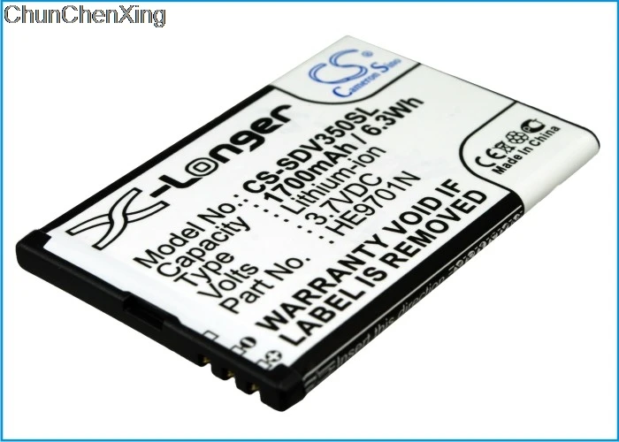 Аккумулятор Cameron Sino на 1700 мА · ч HE9701N для смартфонов V350 V500 | Электроника