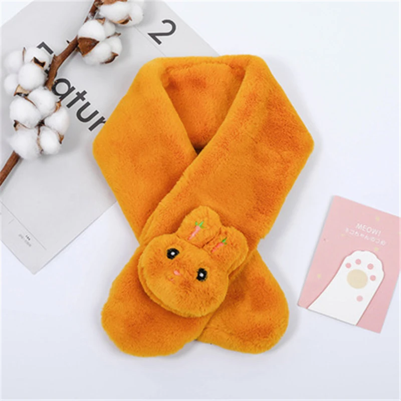 Детский шарф утепленный шерстяной для мальчика милый детский девочки зимний