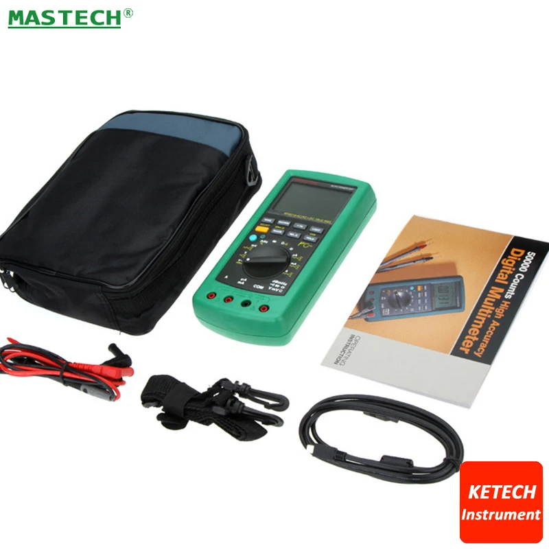 Высокая точность 50000 рассчитывает DMM Цифровой мультиметр умный карманный