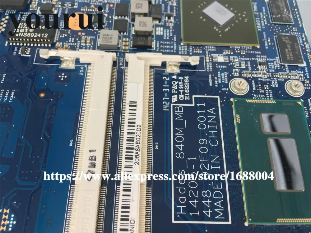 Для acer Aspire VN7-571G VN7-571 материнская плата для ноутбука NB. MQ11.003 NBMQ11003 448.04f090011 14205-1 Вт/I3-4030U процессор отличная работа