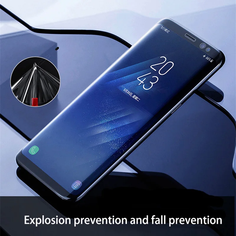 8D чехол для Samsung Galxy S9 S8 Plus Защитная пленка экрана на телефона LCD мягкая (не стекло) |