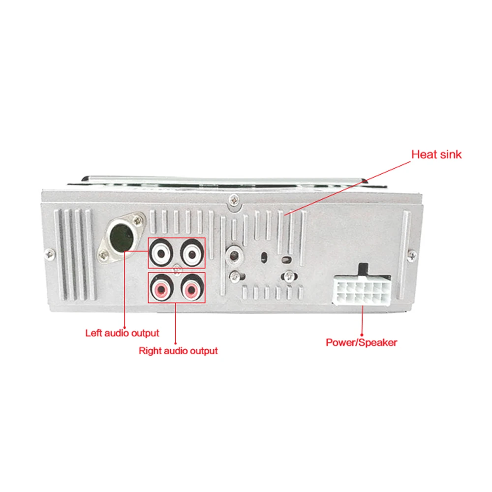 Авторадио 1 din автомобильное радио bluetooth 12V автомобильный аудио плеер mp3 60Wx4 FM
