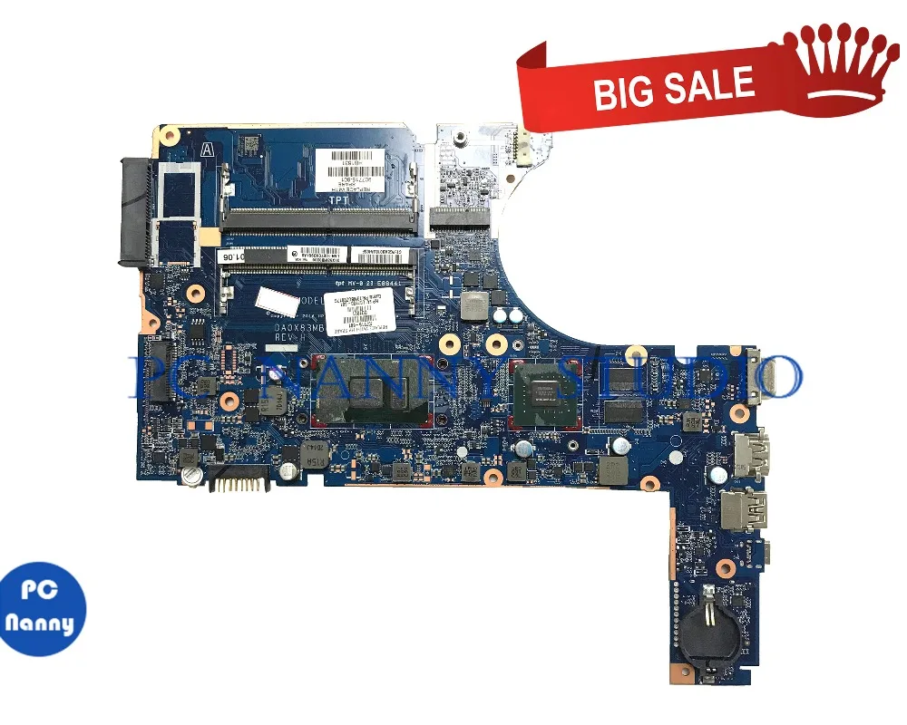 ПК Няня для HP Probook 470 450 G4 материнская плата ноутбука 907715 601 001 i7 7500U DA0X83MB6H0 DDR4
