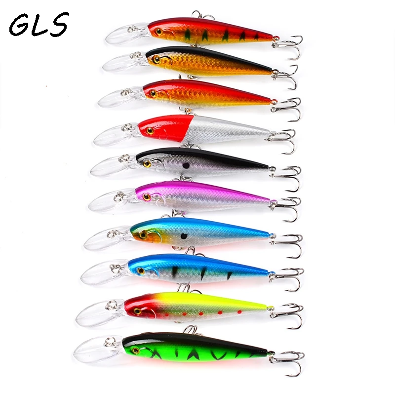 11 5 см/10 г Пластиковые жесткие приманки Minnow искусственные рыболовные
