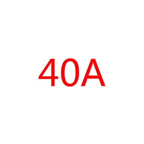 40A 1 шт. 20A 30A 40A 50A 60A 70A 80A 100A Amp Автомобильная лодка Лезвие предохранители большое лезвие Стиль аудио предохранитель макси большой размер авто предохранитель - Цвет: 40A