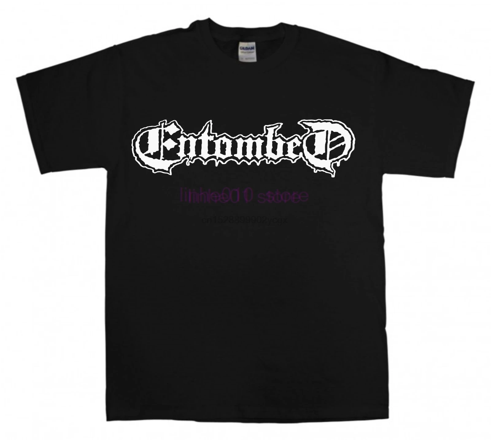 ENTOMBED Новая Черная футболка с логотипом Metal Death Dismember Benediction для мужчин 2019 модные