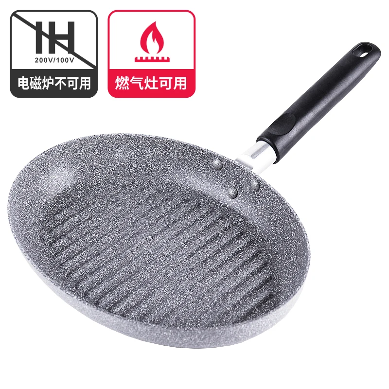 CAKEHOUD Smoke-free Fishshaped полосатый стейк антипригарная сковорода 28 см Multi-function кухня кухонная кастрюля посудомоечная машина духовка безопасность - Цвет: gray