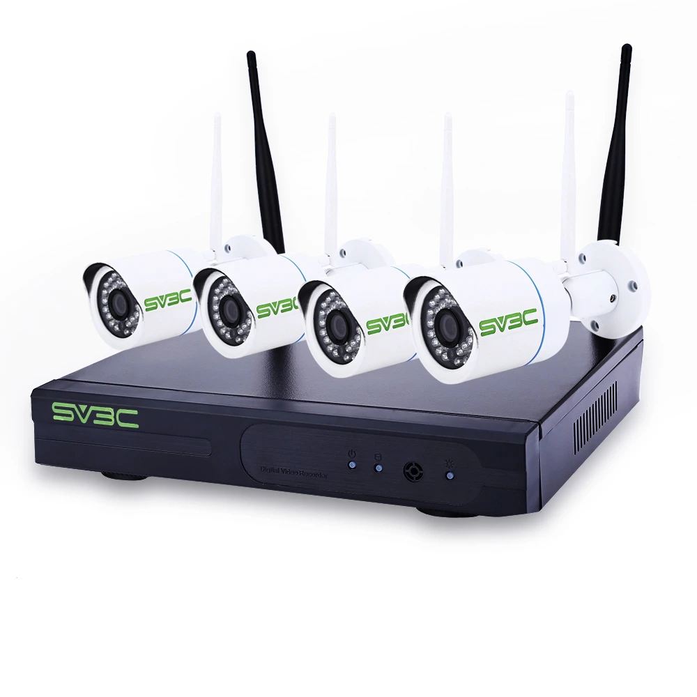 720 p 4 канала 1MP Wi Fi NVR сети видео Регистраторы Встроенный выделенной Беспроводной