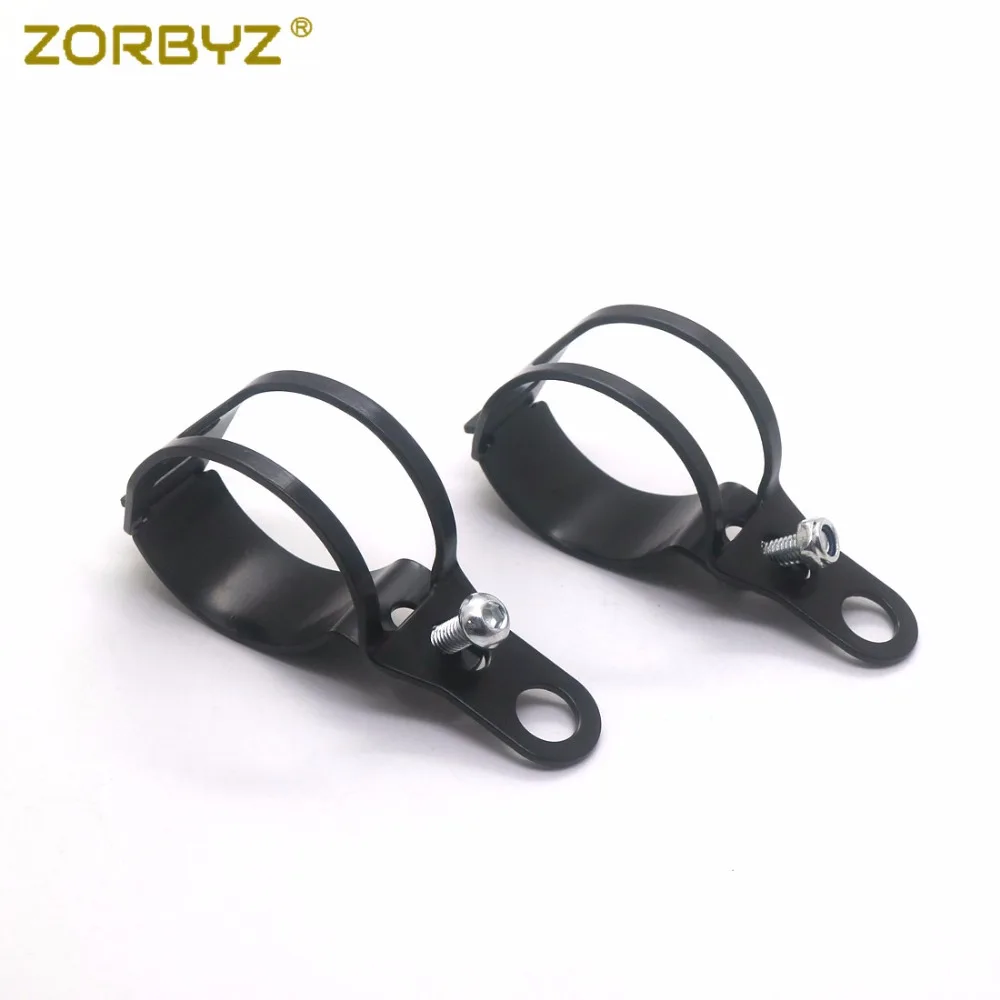 ZORBYZ мотоциклетный 41 51 мм вилочный зажим черный/хромированный алюминиевый