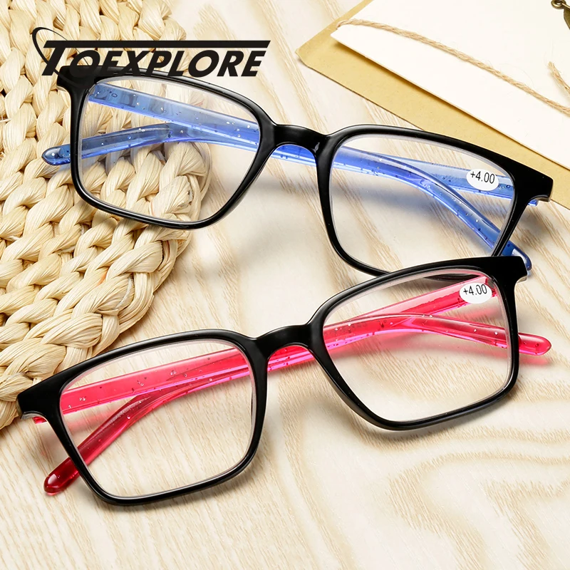 Новые модные мужские портативные пресбиопические очки TOEXPLORE женские для чтения