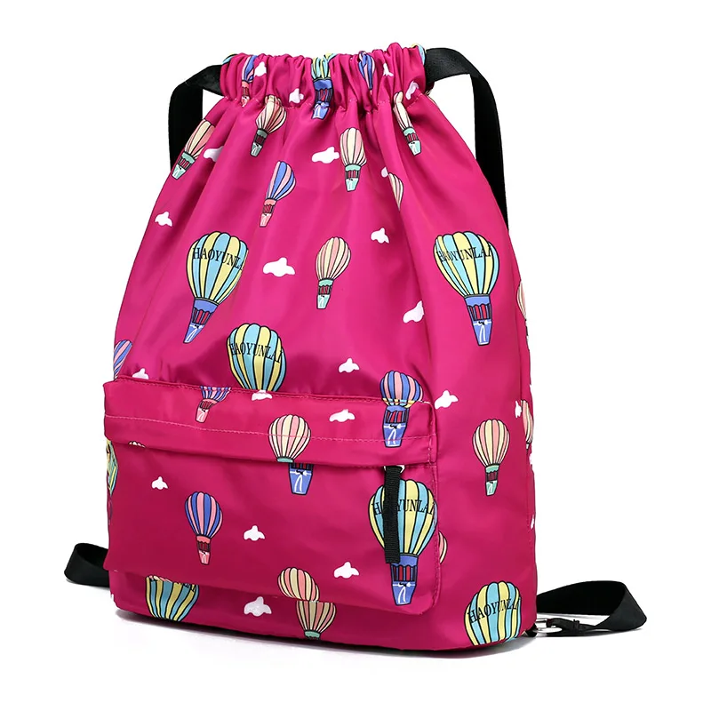 Mochilas harajuku bolsos нейлоновая сумка на шнурке женщин водонепроницаемый рюкзак