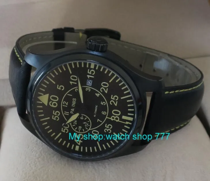 Мужские светящиеся механические часы с автоподзаводом 44 мм|case case|case luminouscase man |