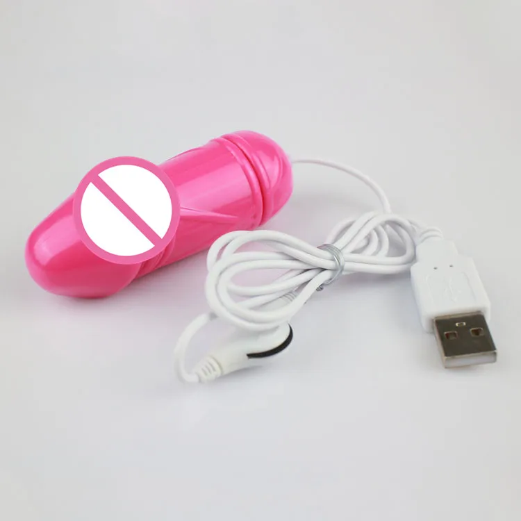 10 шт./лот оптовая продажа розовый черный Мини USB фаллоимитатор Яйцо вибратор