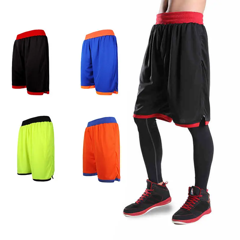 Новые мужские спортивные Баскетбол Бег тренажерный зал карманов Шорты для
