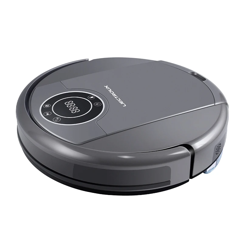LIECTROUX ZK808 робот пылесос, WiFi приложение, карта дисплей, 3000 ПА всасывания, умная память, влажная сухая Швабра для жесткого пола и шерсти домашних животных