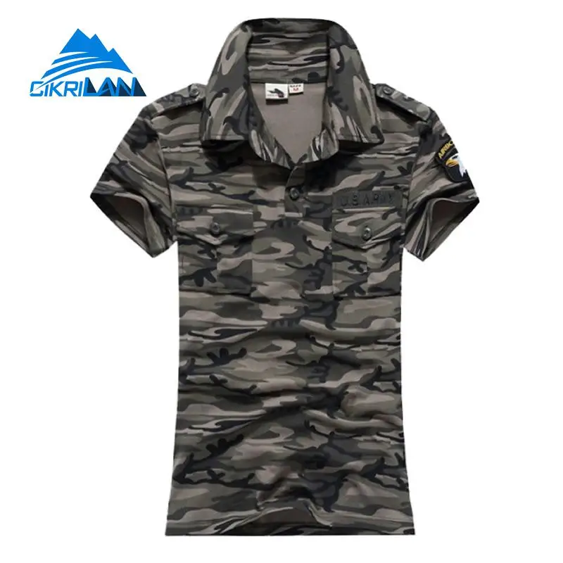 Новые женские Camo хлопок Лето Спорт на открытом воздухе Пеший Туризм Combat Tactical