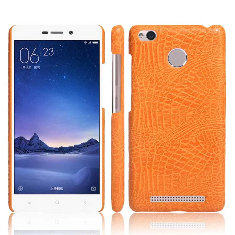 Чехол для Xiaomi Redmi 3 S роскошный чехол накладка из крокодиловой кожи аллигатора 3Pro