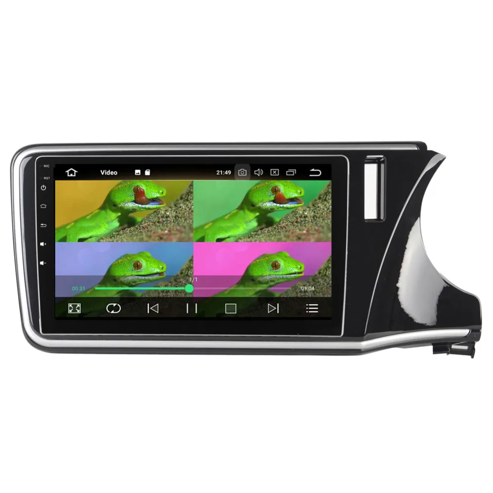 Автомобильный мультимедийный плеер экран 10 1 дюйма 4 Гб + 32 ГБ Android IPS GPS для Honda City