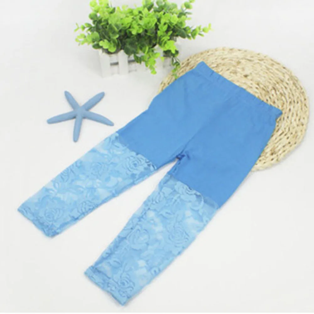 Заводская цена! Детские кружевные брюки Капри Для балета плотно обрезанный для