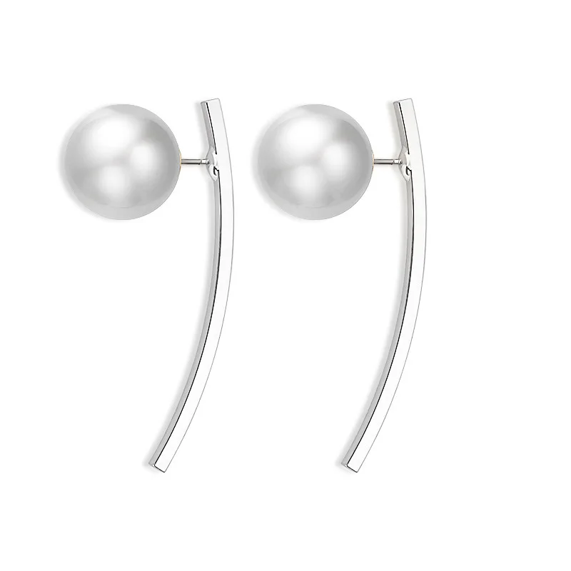 Белый искусственный жемчуг гибочная палка простой стиль позолоченные