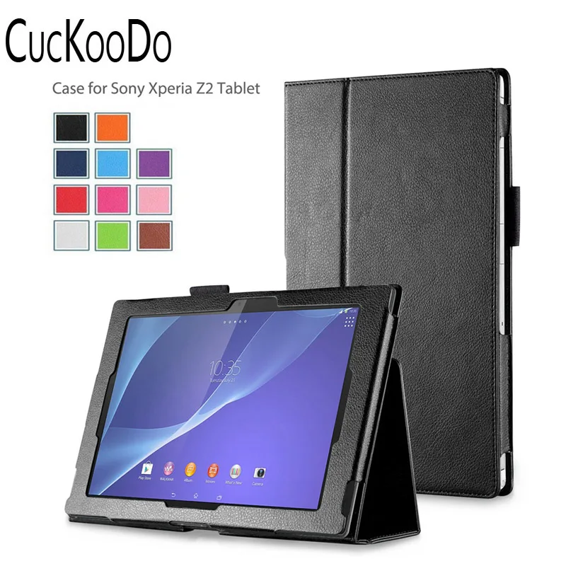 CucKooDo для Sony Xperia Z2 10 1 тонкий кожаный чехол Tablet дюйма Планшет (2014 выпуск)