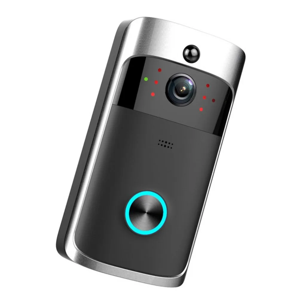 M5 Night Vision WIFI Smart Video Doorbell Wireless Portable Home Door Bell Cordless Phone Intercom Parts | Безопасность и защита