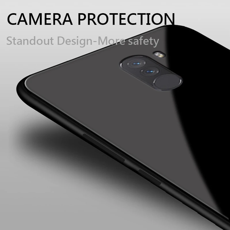 Чехол из закаленного стекла UPaitou для Xiaomi Pocophone F1 F2 Pro мягкий термополиуретановый