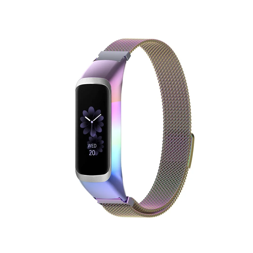 Новинка, миланские часы из нержавеющей стали, ремешок, браслет для samsung Galaxy fit-e R375, сменный ремешок для часов, Смарт-часы